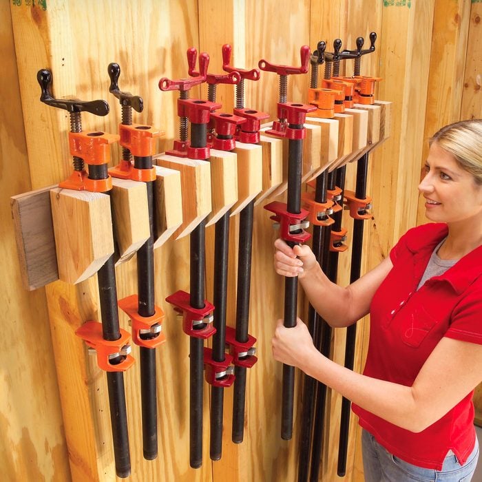 Clamp Storage Ideas Rugged And Ready Pipe Clamp Rack