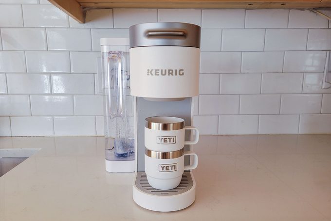 Yetis New Stackable Cups under coffee machine