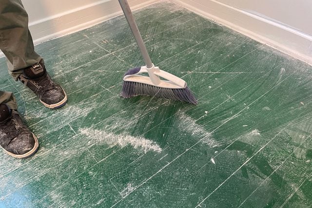 Sweeping the floor 