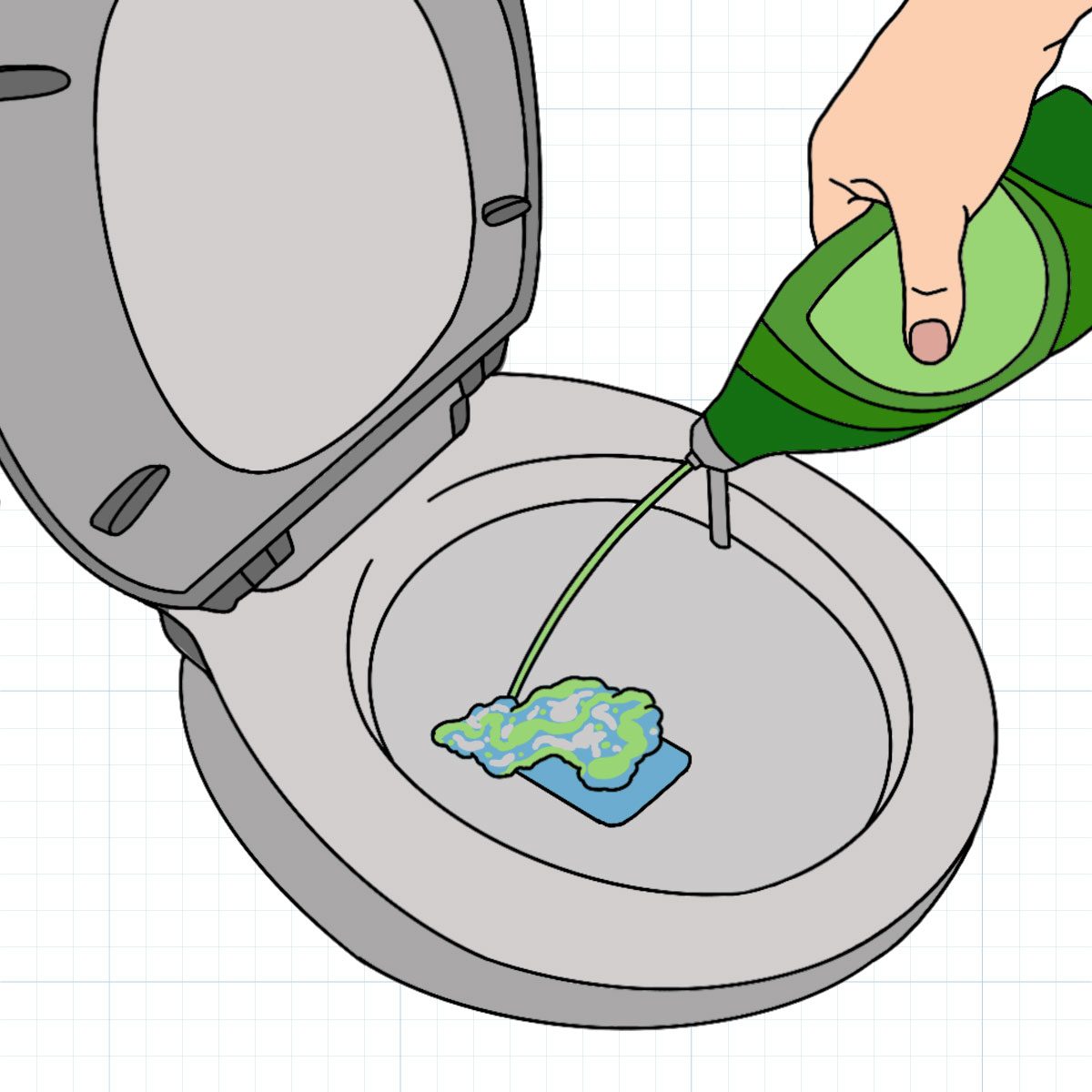 How To Unclog A Toilet Without A Plunger using Dish Soap
