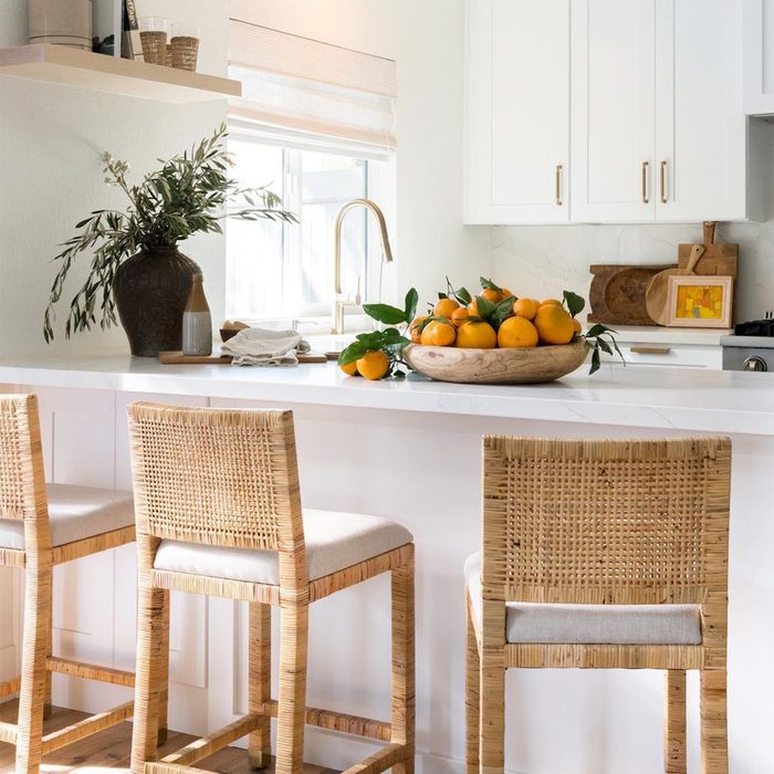 8 Kitchen Island Decor Ideas Simple, Natural Elements Courtesy @heatherkwstyles Instagram