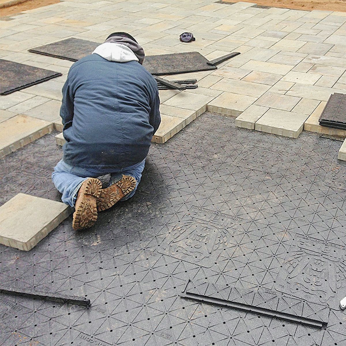Install The Pavers
