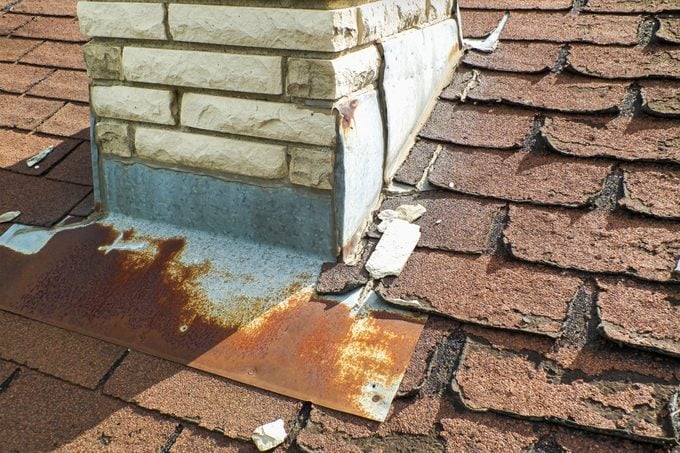 bad shingles on the roof