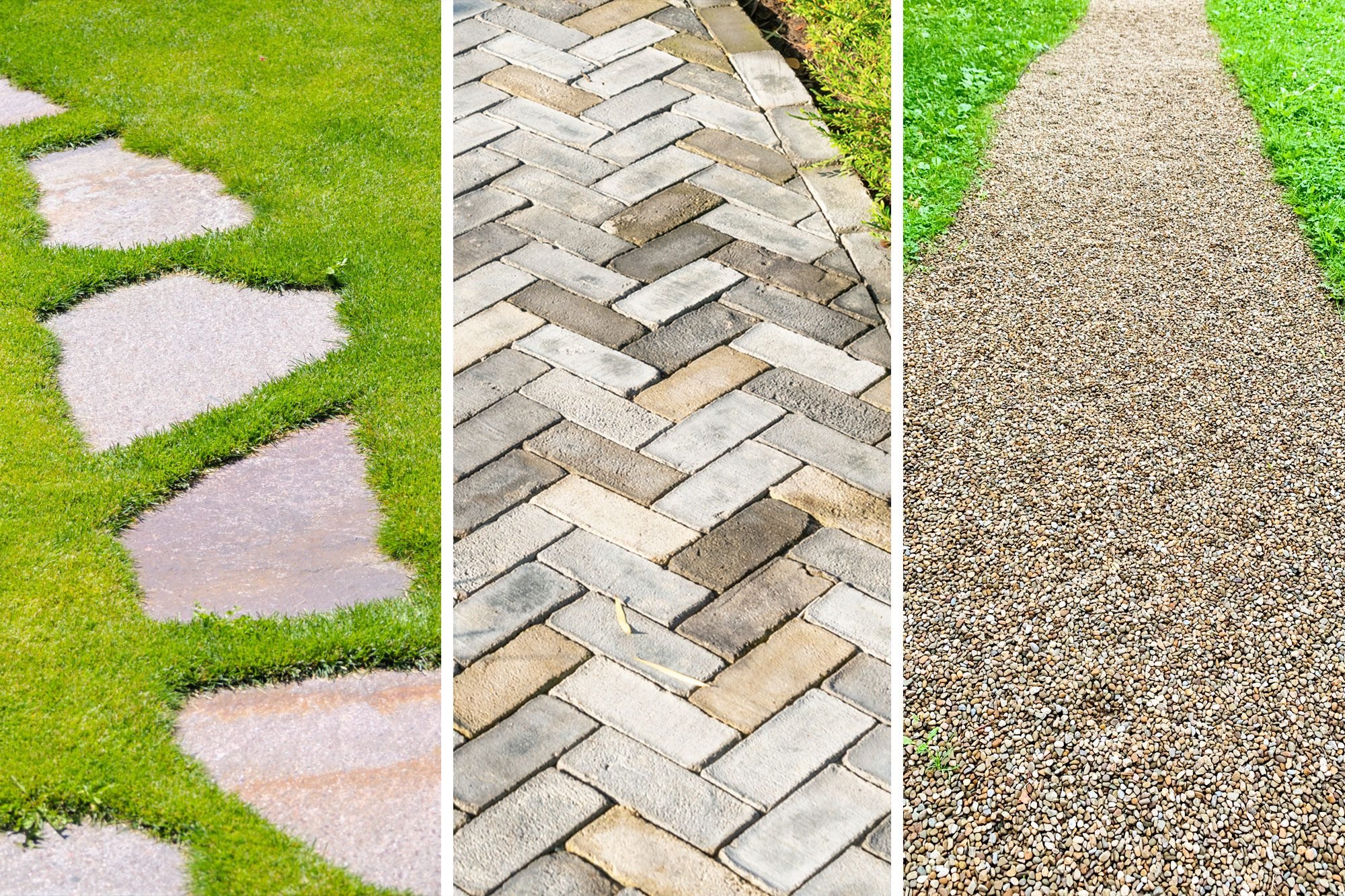 Stone Paths, Pavers And Gravel Path